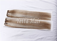 Προσαρμοσμένο μη επεξεργασμένο βραζιλιάνο μικτό επεκτάσεις χρώμα ανθρώπινα μαλλιών της Virgin
